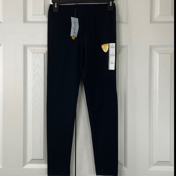 Cat & Jack - 2 set Kids Gray and Black Leggings Size L (10-12) - Picture 3 of 6